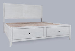 Maxton Ivory 3-Piece King Storage Bedroom Set - Ornate Home