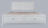 Maxton Ivory 3-Piece King Storage Bedroom Set - Ornate Home