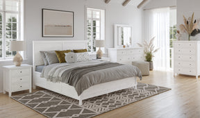 Maxton Ivory 3-Piece Queen Panel Bedroom Set - Ornate Home