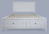 Maxton Ivory 4-Piece Queen Storage Bedroom Set - Ornate Home