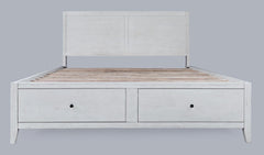Maxton Ivory 4-Piece King Storage Bedroom Set - Ornate Home