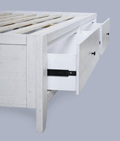 Maxton Ivory 4-Piece Queen Storage Bedroom Set - Ornate Home