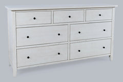 Maxton Ivory 7-Drawers Dresser - Ornate Home
