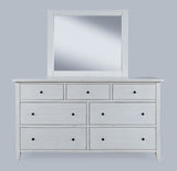 Maxton Ivory Dresser & Mirror - Ornate Home