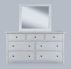 Maxton Ivory Dresser & Mirror - Ornate Home