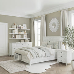 Maxton Ivory Full Storage Bed - Ornate Home