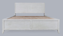 Maxton Ivory King Panel Bed - Ornate Home