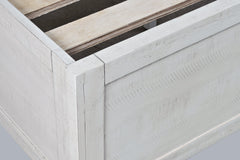 Maxton Ivory King Panel Bed - Ornate Home