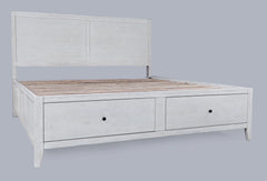 Maxton Ivory King Storage Bed - Ornate Home