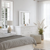 Maxton Ivory Mirror - Ornate Home
