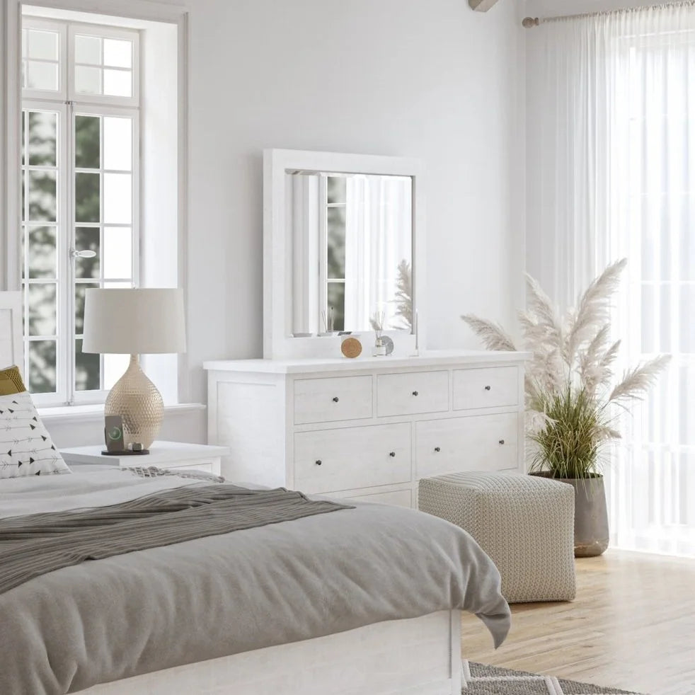 Maxton Ivory Mirror - Ornate Home