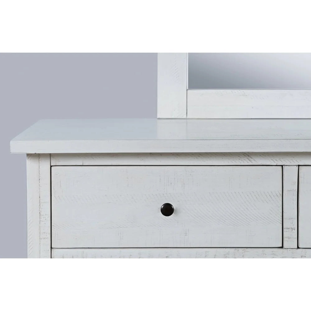 Maxton Ivory Mirror - Ornate Home
