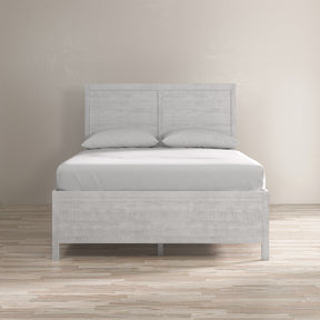 Maxton Ivory Queen Panel Bed - Ornate Home