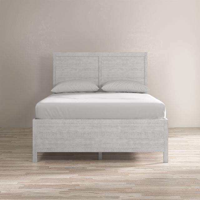 Maxton Ivory Queen Panel Bed - Ornate Home