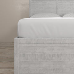 Maxton Ivory Queen Panel Bed - Ornate Home