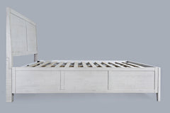 Maxton Ivory Queen Panel Bed - Ornate Home
