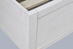 Maxton Ivory Queen Panel Bed - Ornate Home