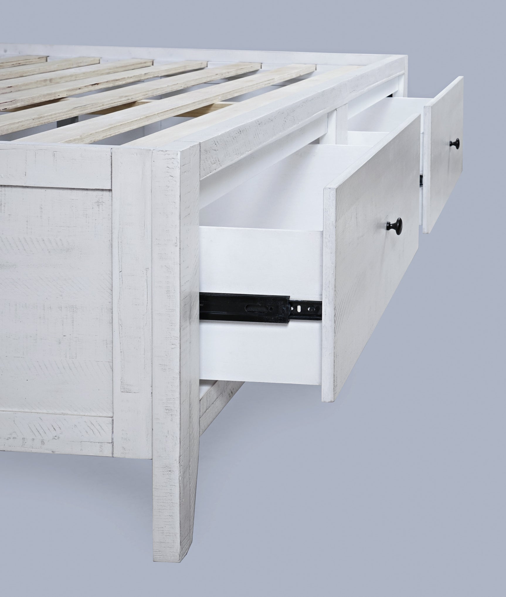 Maxton Ivory Queen Storage Bed - Ornate Home