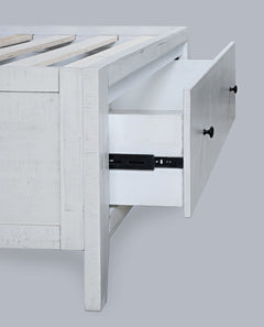 Maxton Ivory Twin Storage Bed - Ornate Home