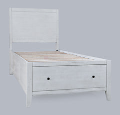 Maxton Ivory Twin Storage Bed - Ornate Home