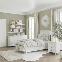 Maxton Ivory Twin Storage Bed - Ornate Home