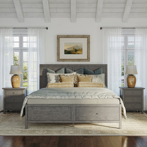 Maxton Stone 3-Piece Queen Panel Bedroom Set - Ornate Home