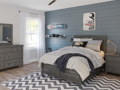 Maxton Stone Full Panel Bed - Ornate Home
