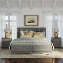 Maxton Stone Full Storage Bed - Ornate Home
