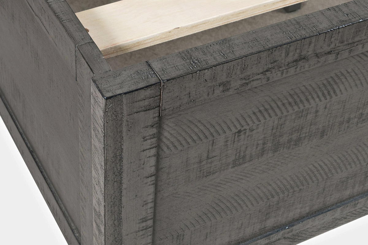 Maxton Stone King Panel Bed - Ornate Home