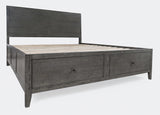 Maxton Stone King Storage Bed - Ornate Home