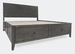 Maxton Stone King Storage Bed - Ornate Home