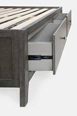 Maxton Stone Queen Storage Bed - Ornate Home