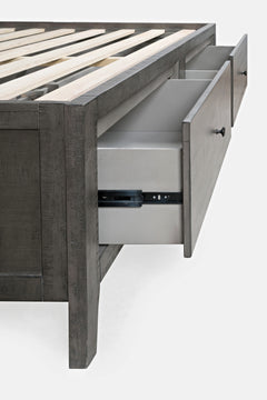 Maxton Stone Queen Storage Bed - Ornate Home