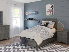 Maxton Stone Twin Storage Bed - Ornate Home