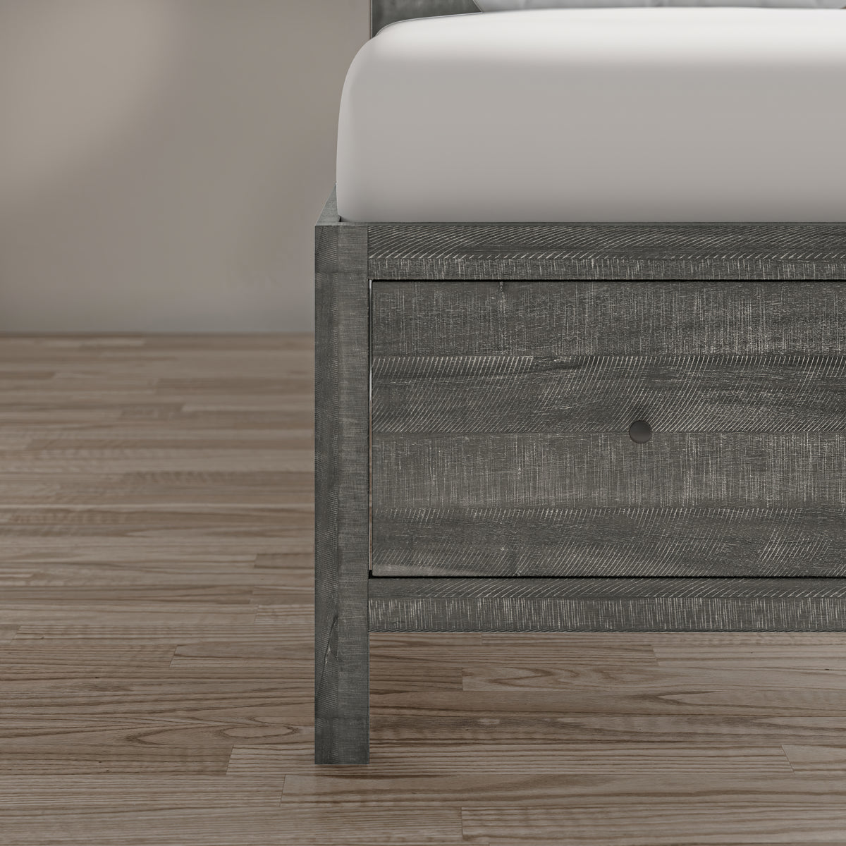 Maxton Stone Twin Storage Bed - Ornate Home