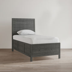 Maxton Stone Twin Storage Bed - Ornate Home