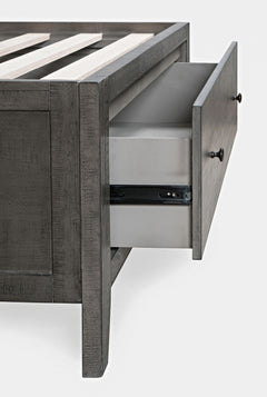 Maxton Stone Twin Storage Bed - Ornate Home