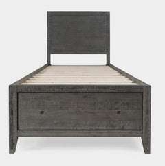 Maxton Stone Twin Storage Bed - Ornate Home