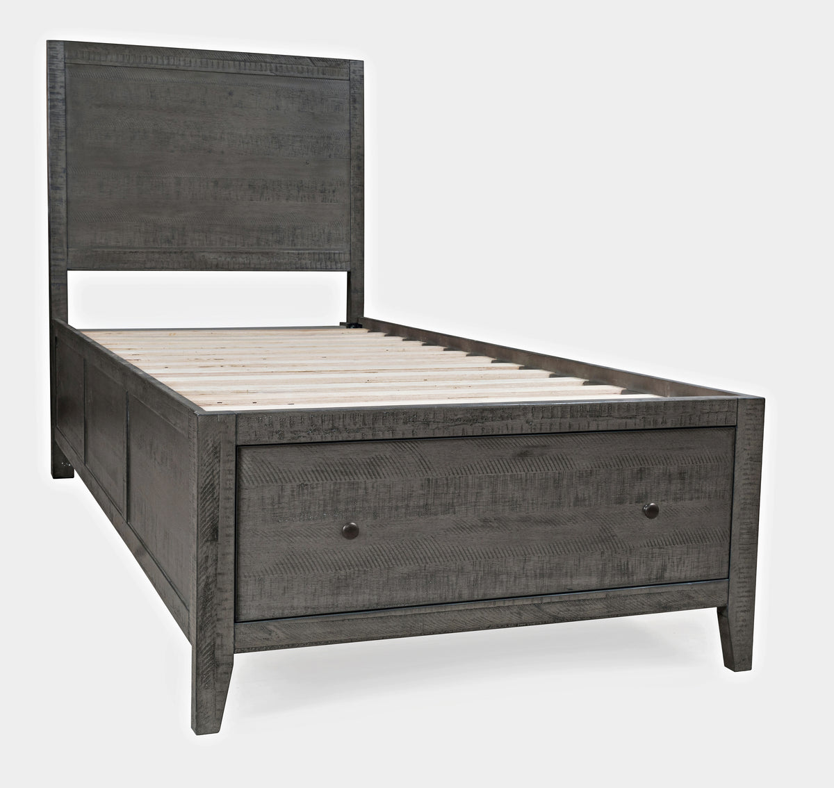 Maxton Stone Twin Storage Bed - Ornate Home