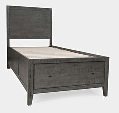 Maxton Stone Twin Storage Bed - Ornate Home