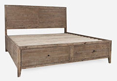 Maxton Wash 4-Piece King Storage Bedroom Set - Ornate Home
