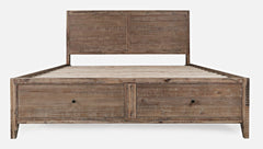 Maxton Wash 4-Piece King Storage Bedroom Set - Ornate Home