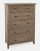 Maxton Wash Brown 6-Drawers Chest - Ornate Home