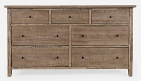 Maxton Wash Brown 7-Drawers Dresser - Ornate Home