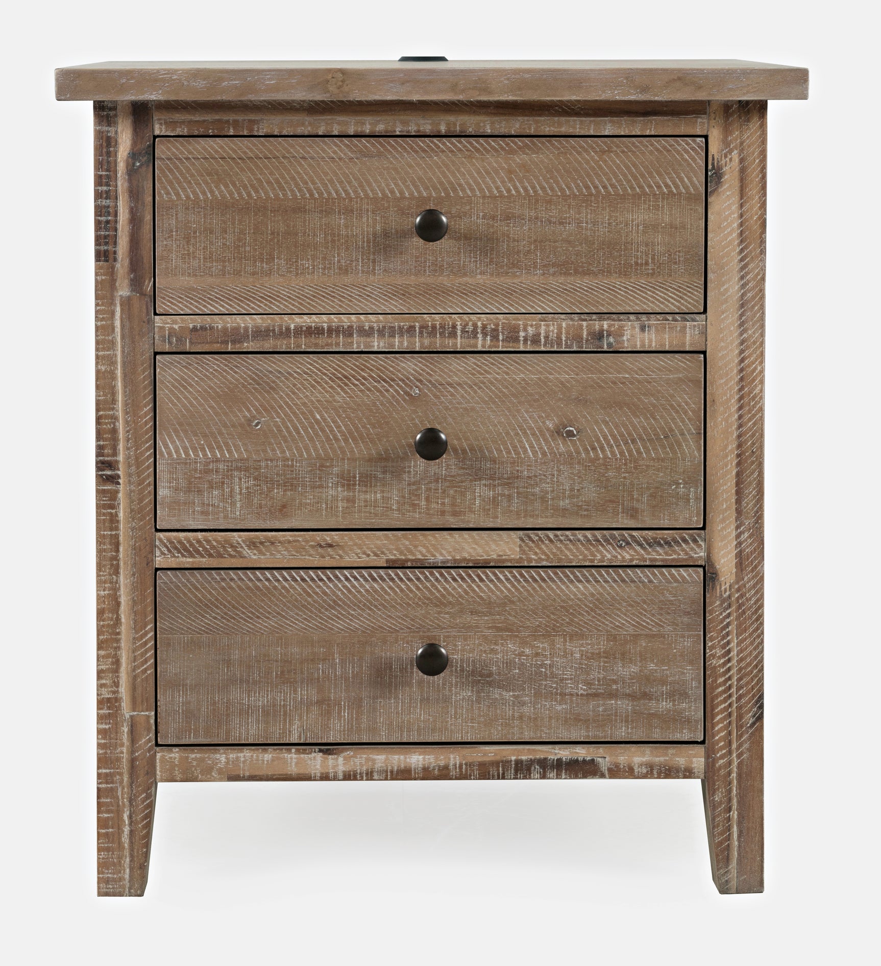 Maxton Wash Brown Nightstand - Ornate Home
