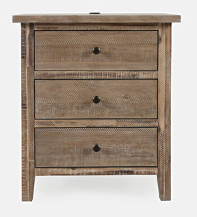 Maxton Wash Brown Nightstand - Ornate Home