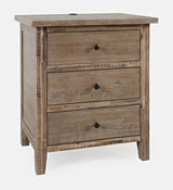Maxton Wash Brown Nightstand - Ornate Home