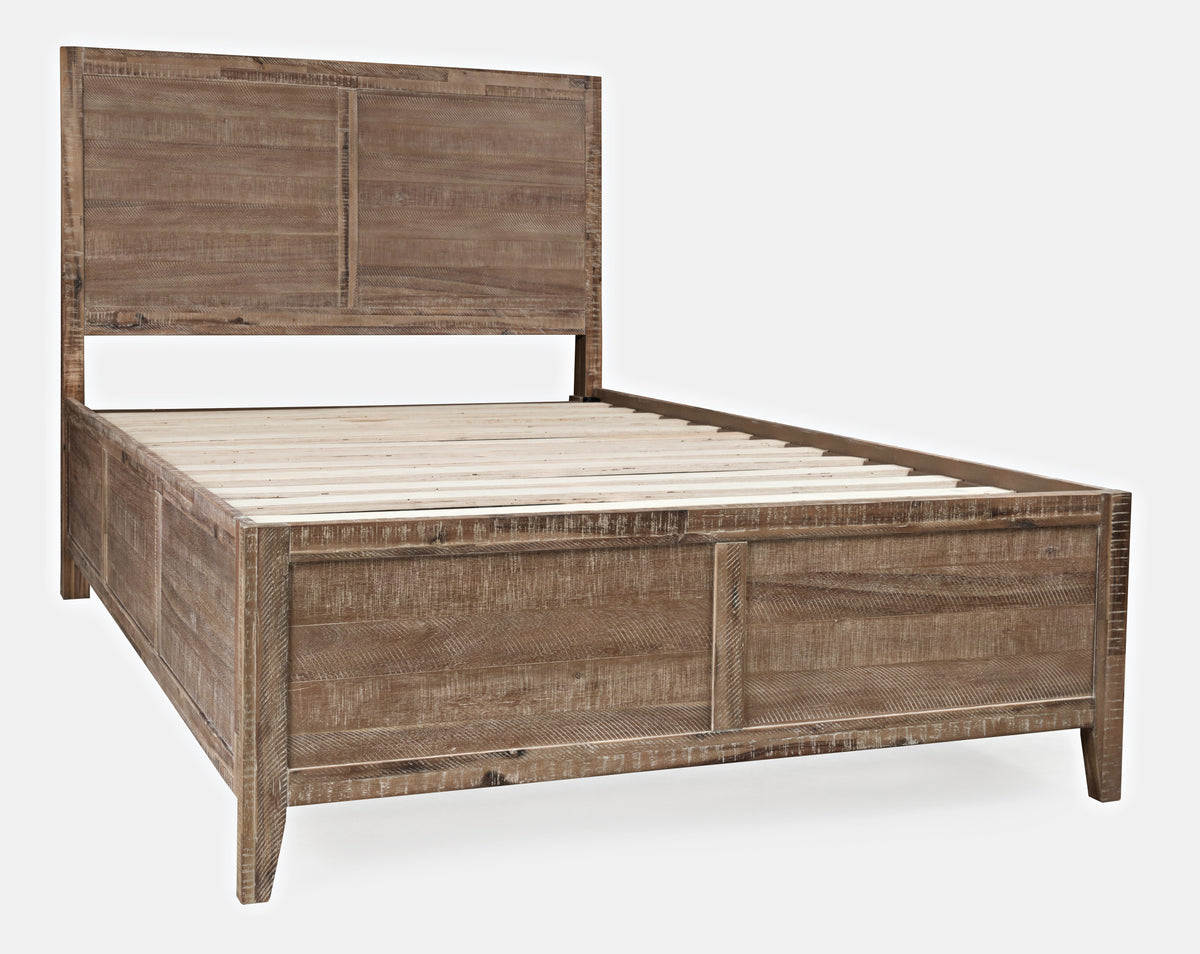 Maxton Wash Full Panel Bed - Ornate Home