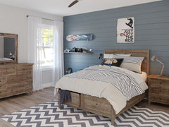Maxton Wash Full Storage Bed - Ornate Home