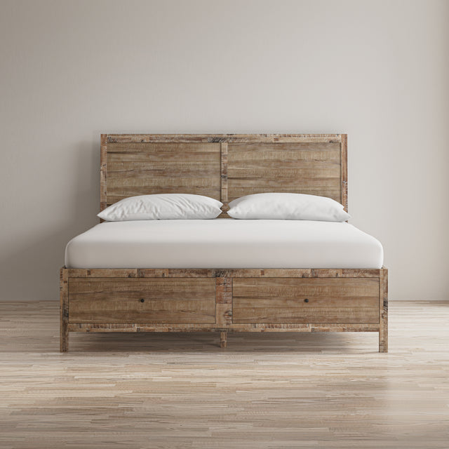 Maxton Wash Queen Storage Bed - Ornate Home